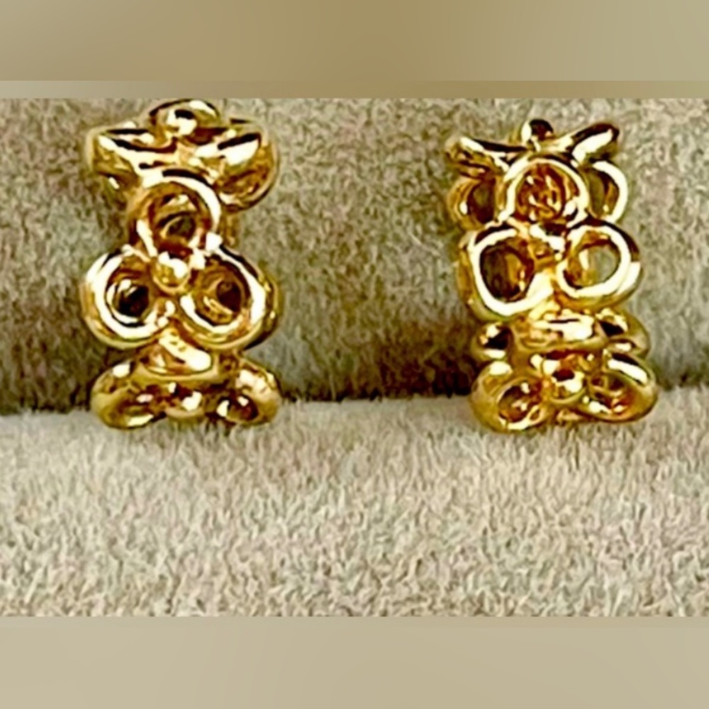 Retired Pandora 14k Yellow Gold Trinity Spacers.